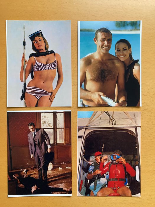 James Bond 007: Thunderball - Rare Lot of 26 photos  - Sean Connery / Claudine Auger