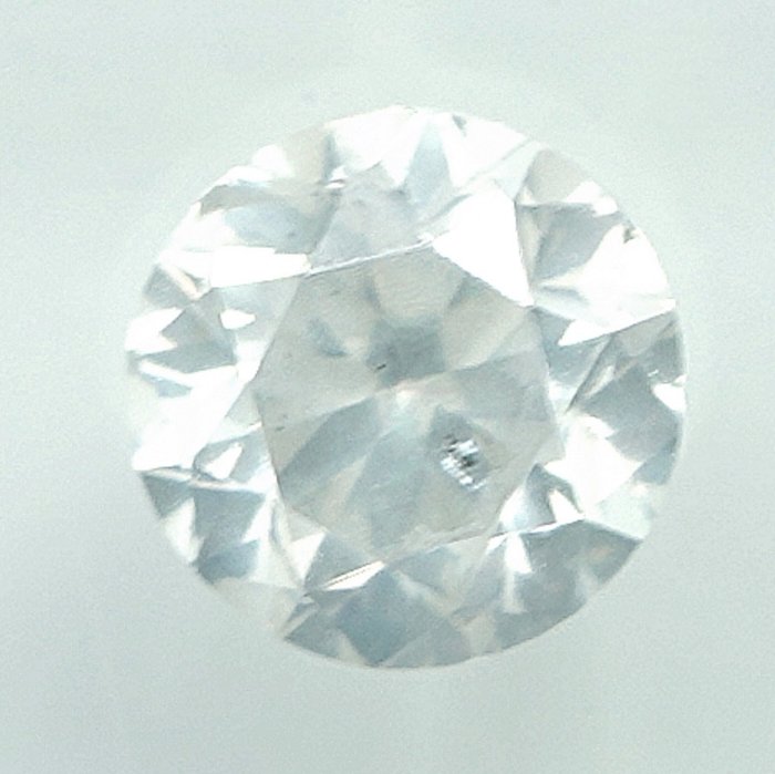 1 pcs Diamant  (Natur)  - 0.61 ct - H - I1 - Gem Report Antwerp (GRA)