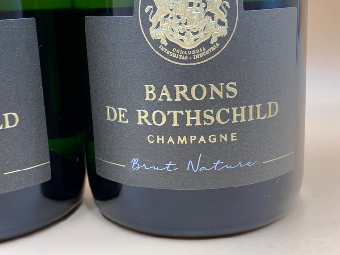 Barons de Rothschild, brut Nature - Champagne - 3 Flasker (0,75 L)