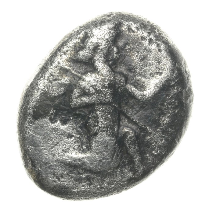 Achaemenidiske Rige. Time of Darios I to Xerxes II (485-420 BC). Siglos / Carradice Type IIIb (early)  (Ingen mindstepris)