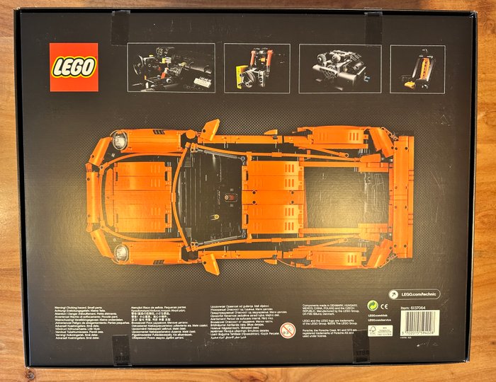 Lego - Technic - Lego Technic Porsche 911 GT3 RS 42056 - 2000-2010 - Danmark