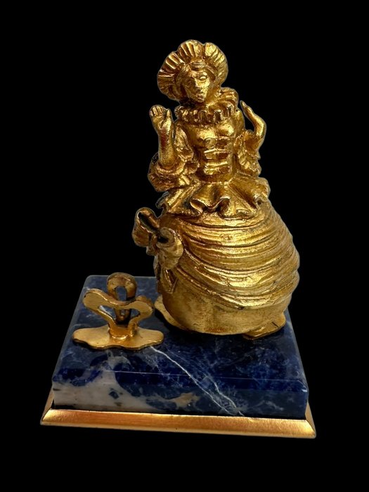 Perugia - Miniature figurine - Commedia dell'arte statue - Lapis Lazuli