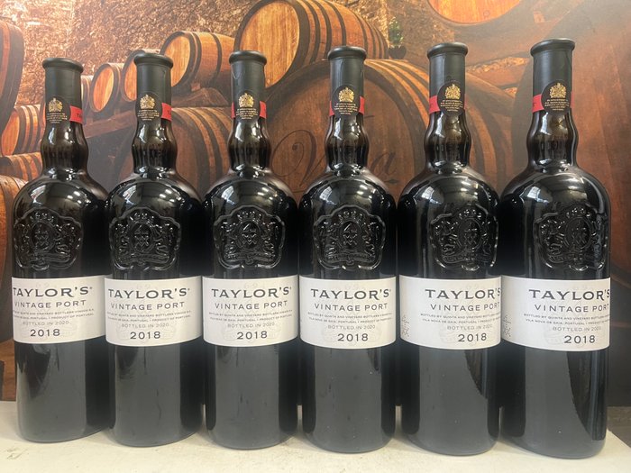 2018 Taylor's - Vintage Port -  Douro  - 6 Flasker (0,75 L)