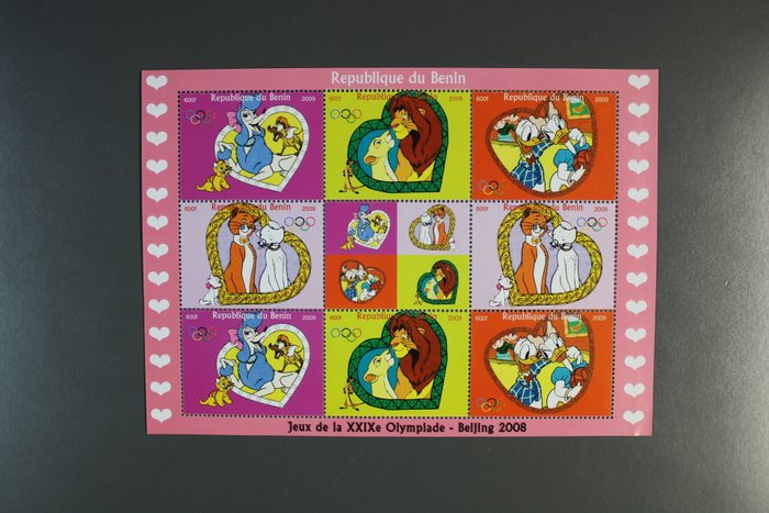 Donald Duck / Mickey Mouse - 115 stamp sheets - 100 Blokke