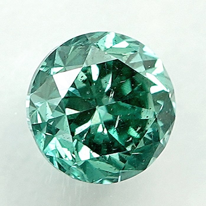 Ingen mindstepris - 1 pcs Diamant  (Farvebehandlet)  - 0.52 ct - I1 - International Gemological Institute (IGI)