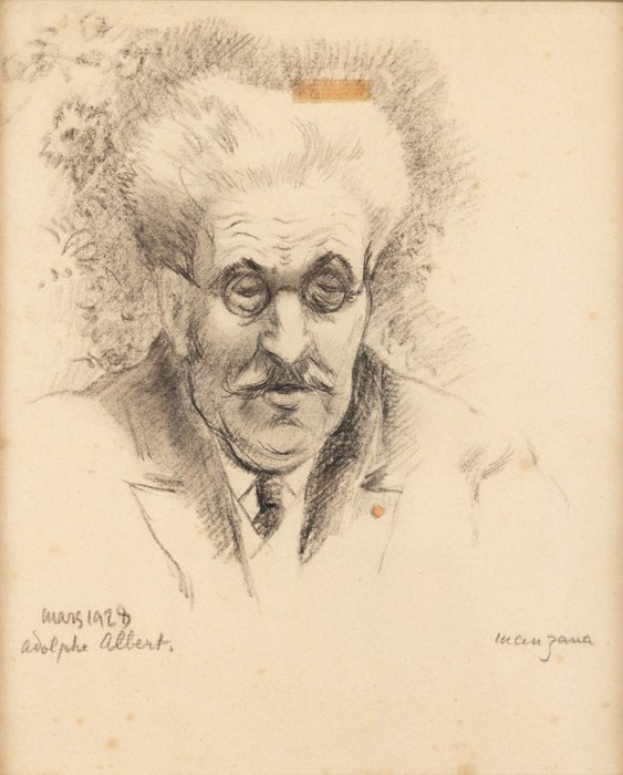 Georges Manzana Pissarro (1871-1961) - Le portrait d'Adolphe Albert