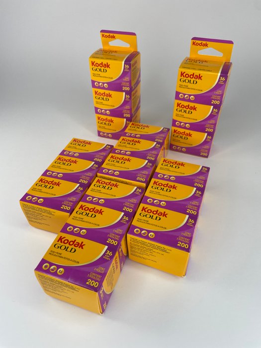 Kodak Gold 6 x 3 Package ISO 200 color negative [18 Films] | Ubrugt film