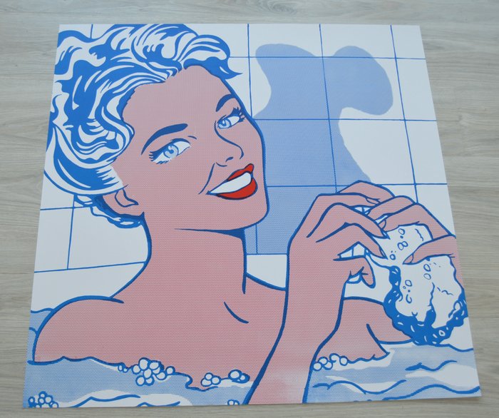 Roy Lichtenstein (after) - Woman in bath