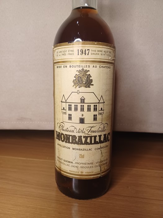 1947 Château de la Fonvieille - Monbazillac - 1 Flaske (0,75L)