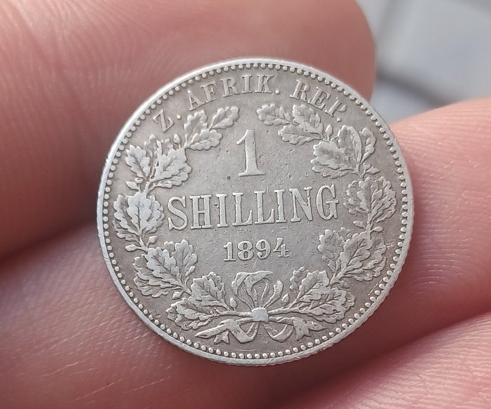 Sydafrika. 1 Shilling 1894  (Ingen mindstepris)