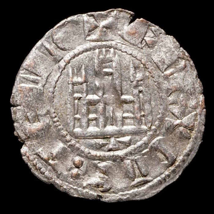 Kongeriget Castilien. Fernando IV (1295-1312). Pepión Ceca de Toledo (BAU 535)  (Ingen mindstepris)