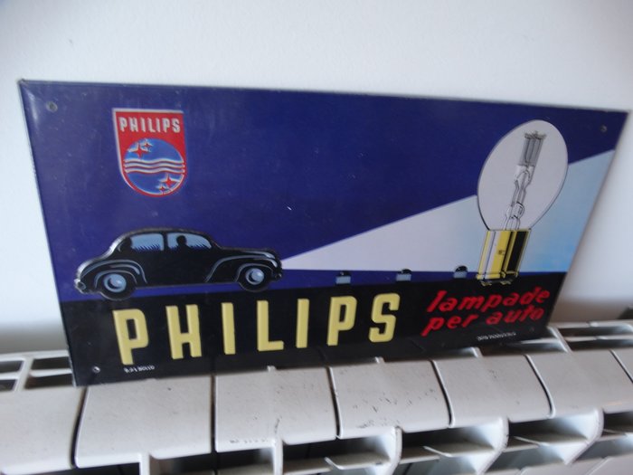 Plakette - Philips plade messing plade Philips plade