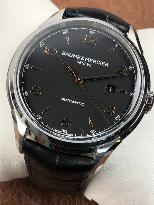 Baume  Mercier - Clifton Round Automatic XL - M0A10366 - Mænd - 2011-nu