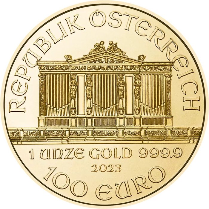 1 Troy Ounce - Guld 999 - 2024 - Vienna Philharmonic fine gold