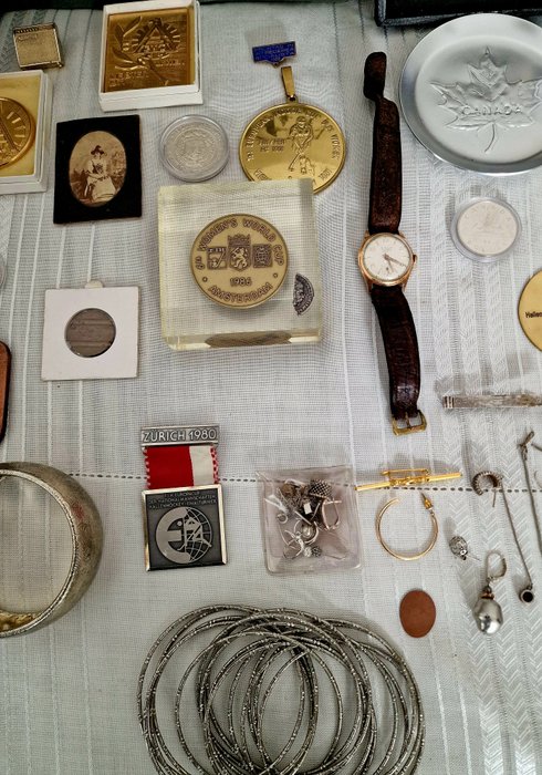 Europa. Big LOT for collectors, 1880s - 1990s incl. Silvercoins  Medals  (Ingen mindstepris)