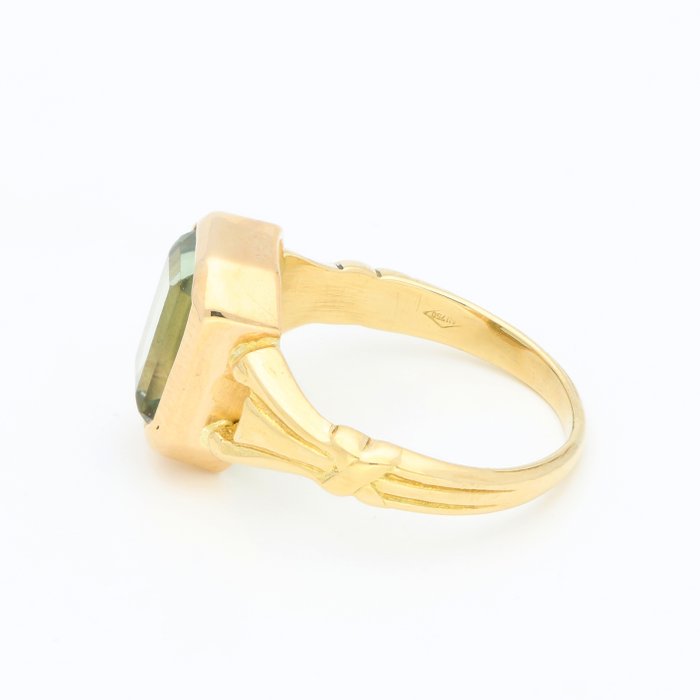 Ring - 18 kraat Gulguld -  1.91ct. tw. Kvarts