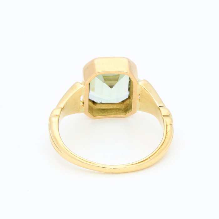 Ring - 18 kraat Gulguld -  1.91ct. tw. Kvarts