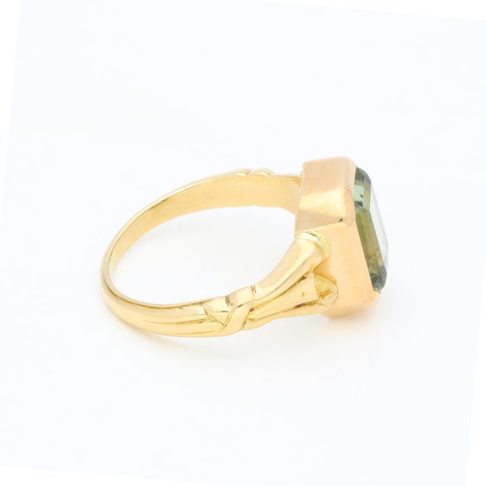 Ring - 18 kraat Gulguld -  1.91ct. tw. Kvarts