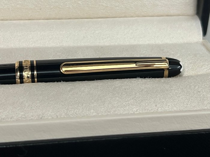 Montblanc Meisterstuck - Pix - Classic - Precious Resin  Gold Plated - EXCELENTE - COMO NOVA - Kuglepen