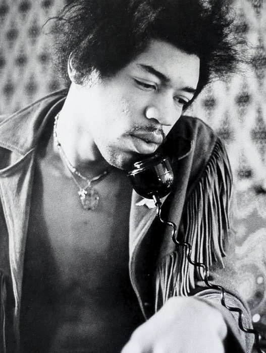 Eric Hayes - Jimi Hendrix, London Flat 1969. Fine Art Print #51/75