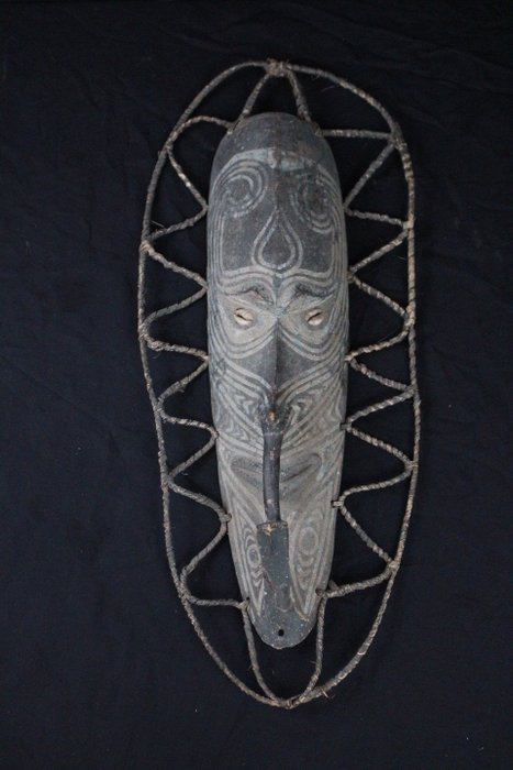 Spirit Mask - Mid Sepik - Papua Ny Guinea  (Ingen mindstepris)