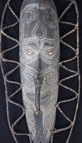 Spirit Mask - Mid Sepik - Papua Ny Guinea  (Ingen mindstepris)