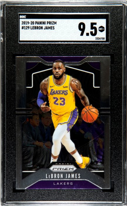 2019 Panini Prizm LeBron James #129 SGC 9.5 - 1 Graded card