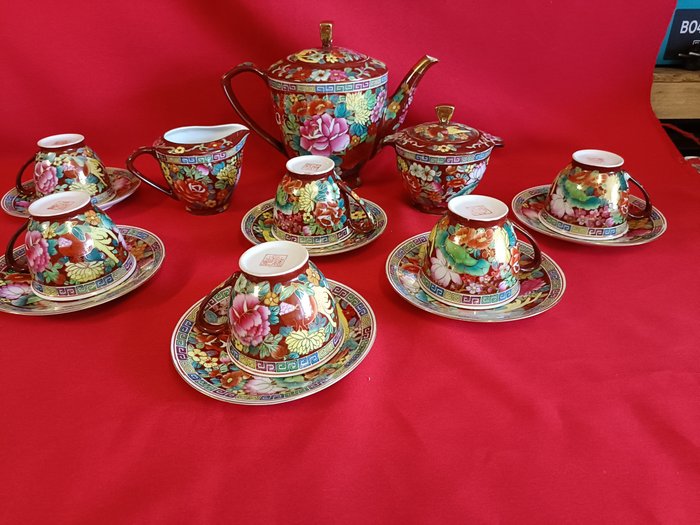 Chinese porcelain - Kaffe og te service - Knogleporcelæn