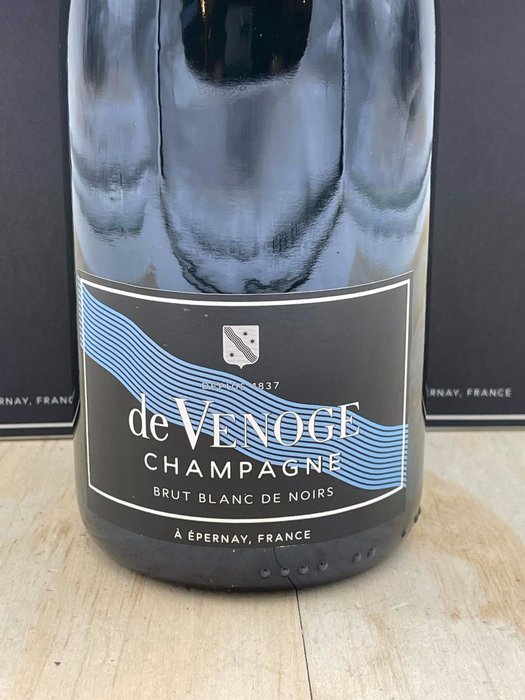 De Venoge, Cordon Bleu Brut - Champagne Blanc de Noirs - 6 Flasker (0,75 L)