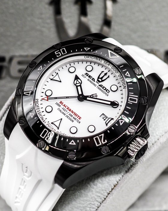 Sea-God - BlackStorm Date - Ingen mindstepris - * NEW * Automatic * Professional Diver * - Mænd - 2011-nu