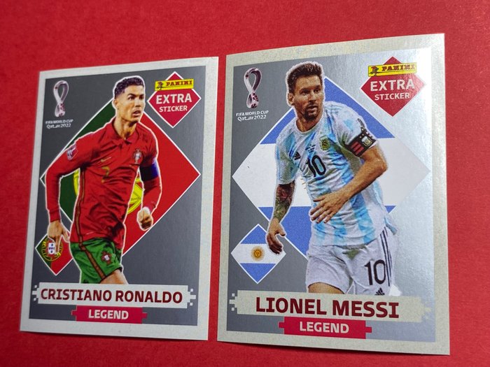 Panini - World Cup Qatar 2020 - Extra Messi/Ronaldo - 2 Sticker