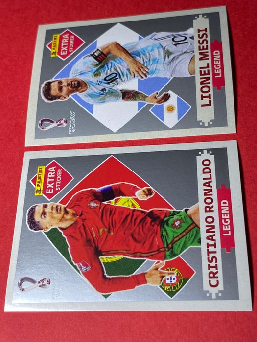 Panini - World Cup Qatar 2020 - Extra Messi/Ronaldo - 2 Sticker