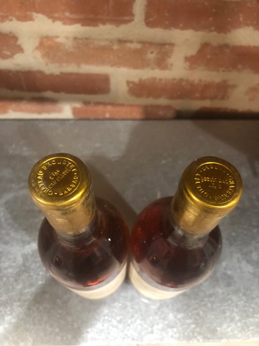 1972 Château Broustet - Barsac, Sauternes 2ème Grand Cru Classé - 2 Flasker (0,75 L)