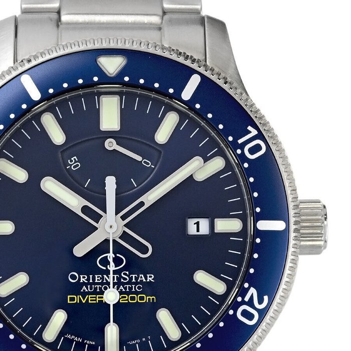 Orient Star - RE-AU0302L00B - Mænd - Diver's 43,5 mm blå ur - helt nyt