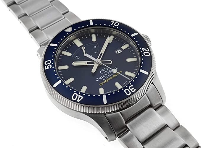 Orient Star - RE-AU0302L00B - Mænd - Diver's 43,5 mm blå ur - helt nyt