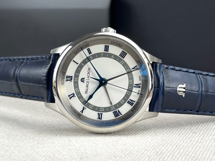 Maurice Lacroix - Masterpiece Day/Date - Ingen mindstepris - MP-6507-SS001-110-4 - Mænd - 2011-nu