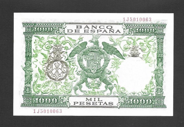 Spanien. - 1000 Pesetas 1957 - Pick 149  (Ingen mindstepris)