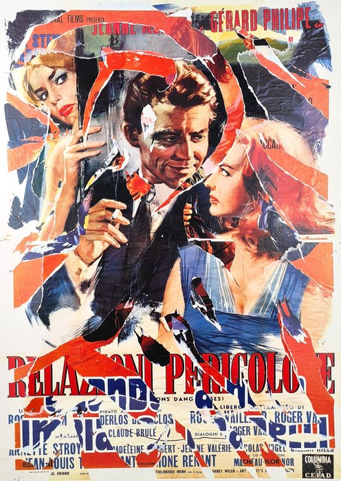 Mimmo Rotella (1918-2006) - Relazioni Pericolose (Dangerous Liaisons)