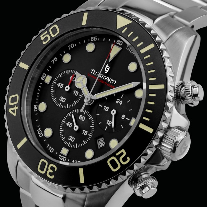 Tecnotempo - Chronograph 100M - "Chronosphere" Limited Edition - - Ingen mindstepris - TT.100CS.B - Mænd - 2011-nu