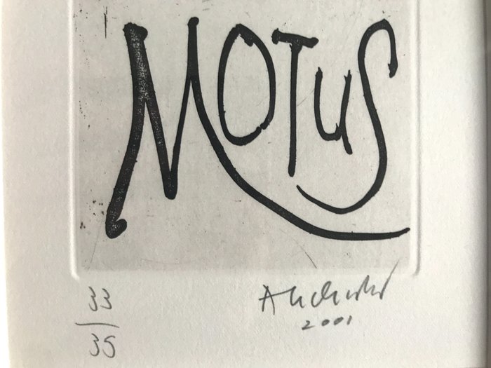 Pierre Alechinsky (1927) - Motus