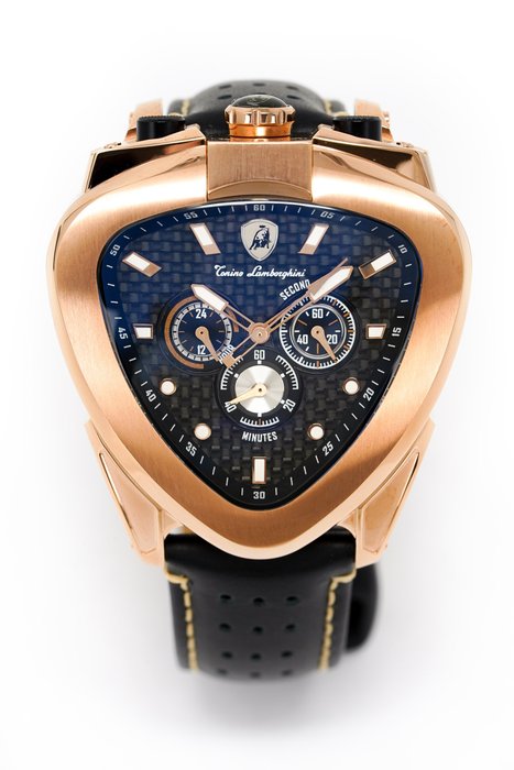 Tonino Lamborghini - Ingen mindstepris - T20CH-C - Mænd - HELT NY - Spyder 12H Rose Gold