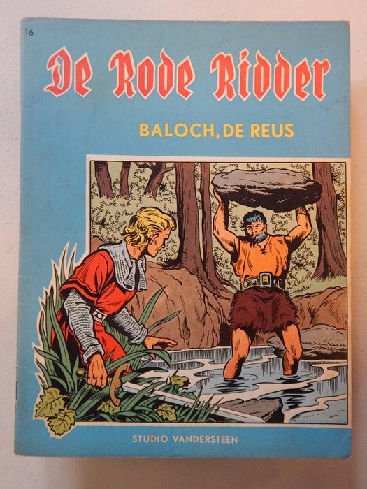 De Rode Ridder 16 - Baloch de Reus - 1 x antikvarisk album - Første udgave - 1963