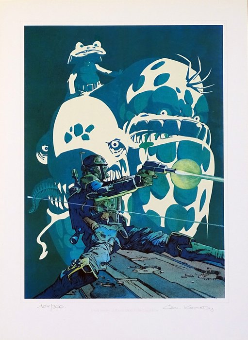 Cam Kennedy - 1 Offset Print - Star Wars - Boba Fett - 1998