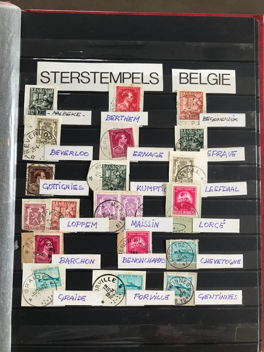 Belgien 1900/2000 - Stjernestempler