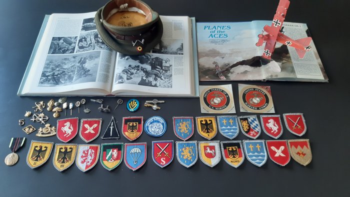 Belgien - Tekstilbadge - militair - 20. - sidst i