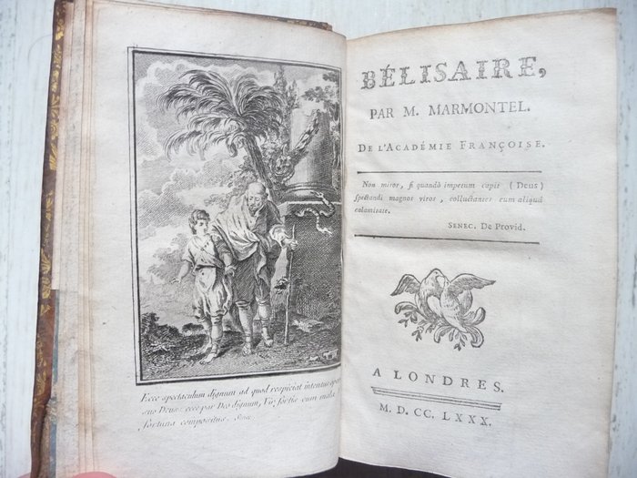 Jean-François Marmontel - Bélisaire suivi de Fragmens de Philosophie Morale - 1780