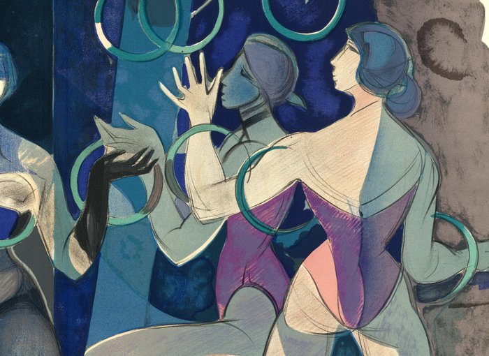 Camille Hilaire (1916-2004) - Le cirque, les jongleuses