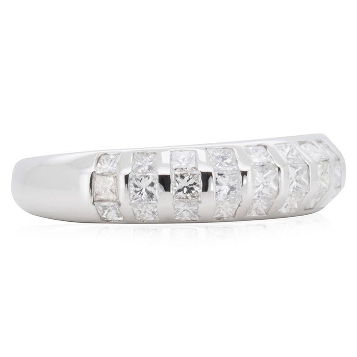 0.50 total carat weight - 18 kraat Hvidguld - Ring - 0.50 ct Diamant