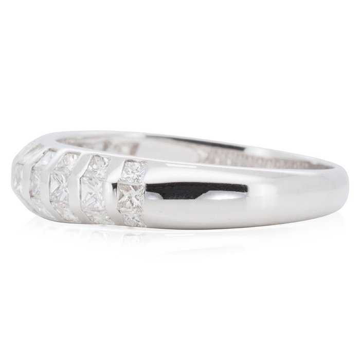 0.50 total carat weight - 18 kraat Hvidguld - Ring - 0.50 ct Diamant