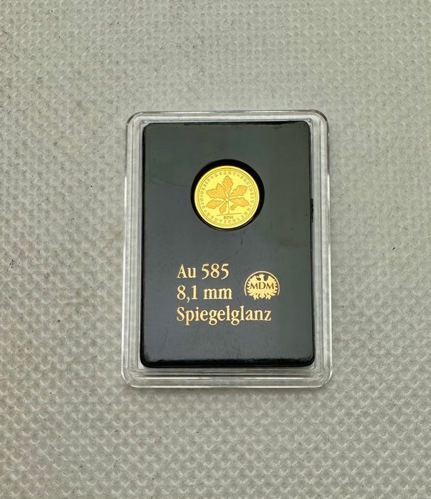 Tyskland. Gold Medal 2014 Hildesheimer Dom ,  oro Proof  (Ingen mindstepris)